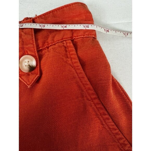 Cynthia Rowley Coral Linen Lyocell Blend Shorts 8 Coastal Resortwear Capsule Fit - Picture 8 of 9